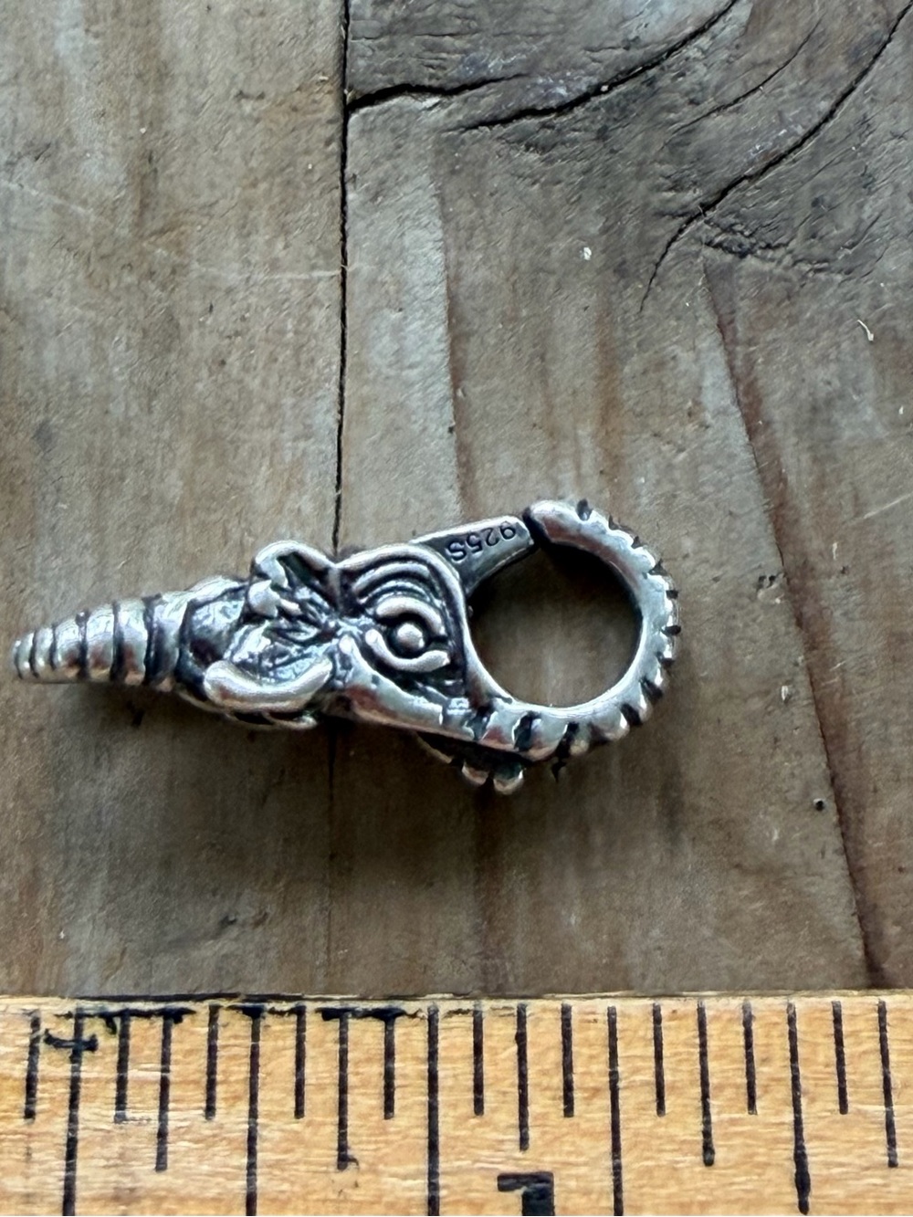 Trollbeads retired Elephant clasp LAA Sterling - Picture 2 of 3